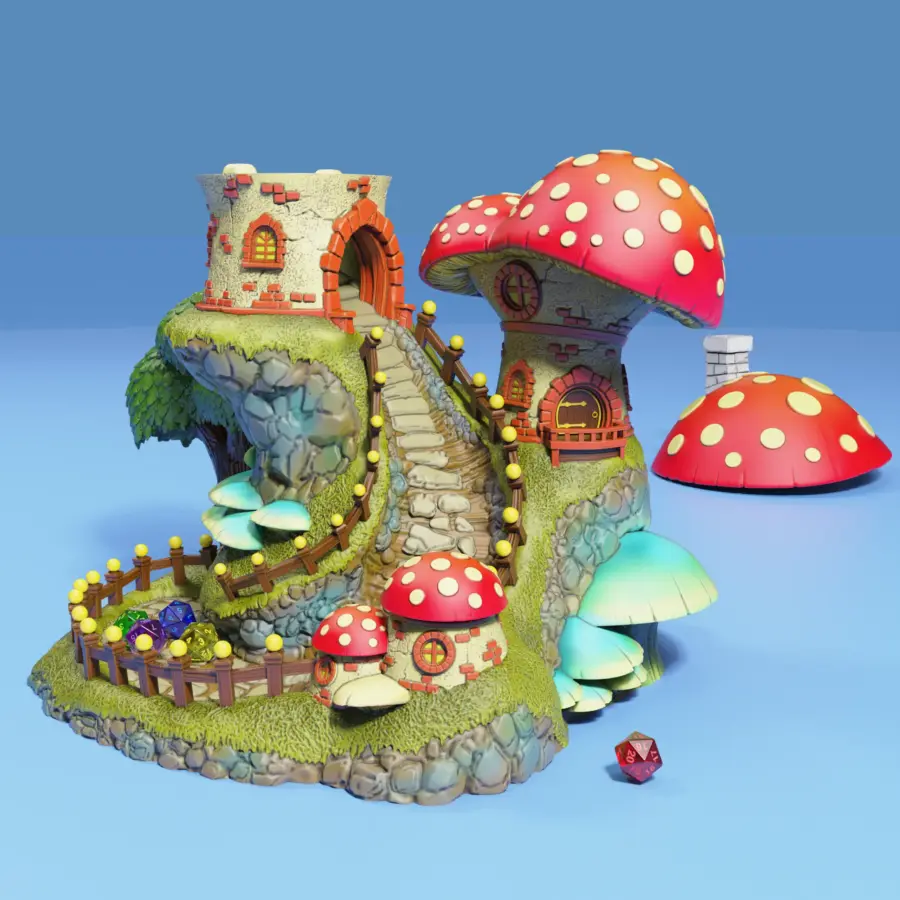 Fairy Glade Dice Tower - Image 2