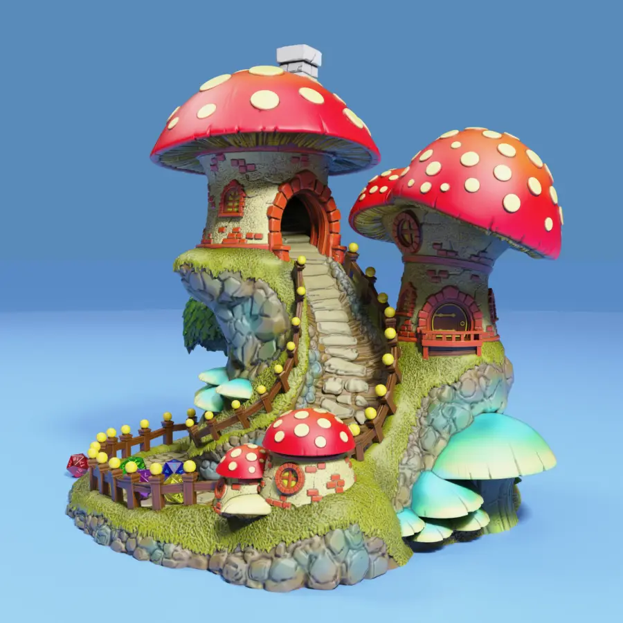 Fairy Glade Dice Tower - Image 7
