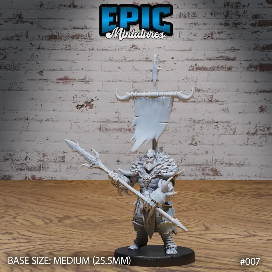 Orc Army Bannerman Spear (Medium)