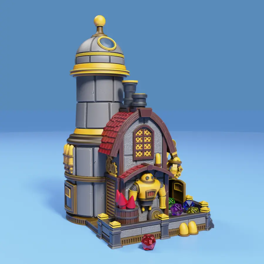 Gnome Workshop Dice Tower