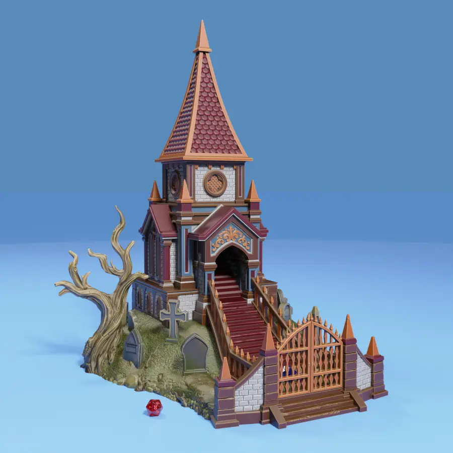 Graveyard Dice Tower