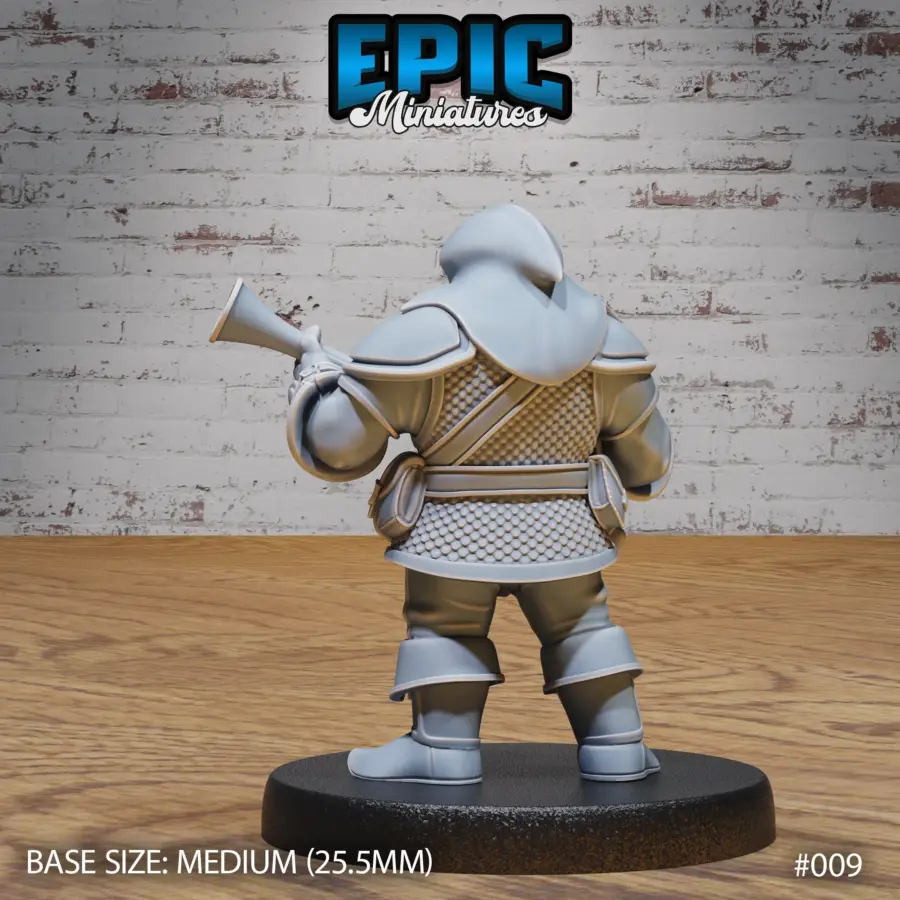 Dwarf Army Musketeer (Medium) - Image 2