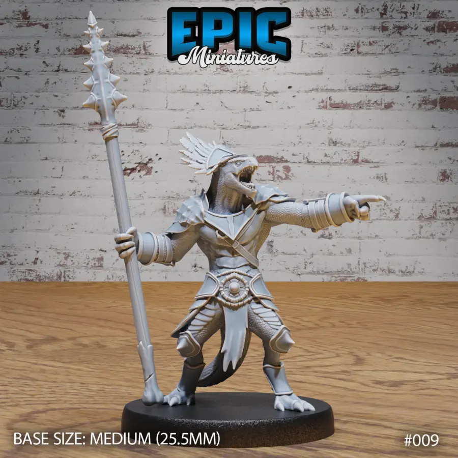 Lizard Folk Army Spear (Medium)