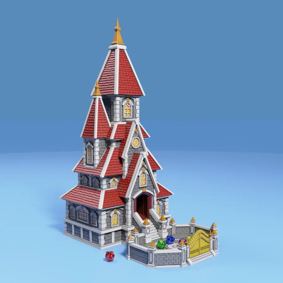 Haunted Mansion Dice Tower