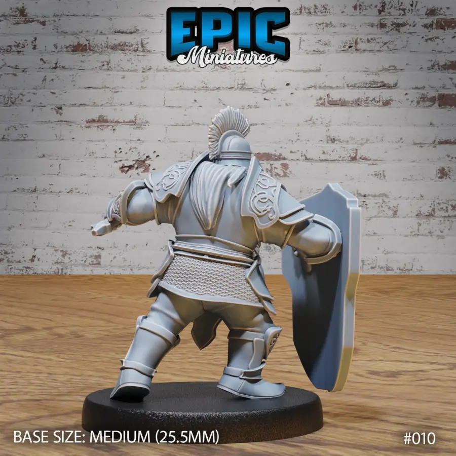 Dwarf Army Sword & Shield (Medium) - Image 2