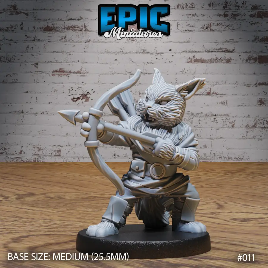 Cat Tribe Archer (Medium)