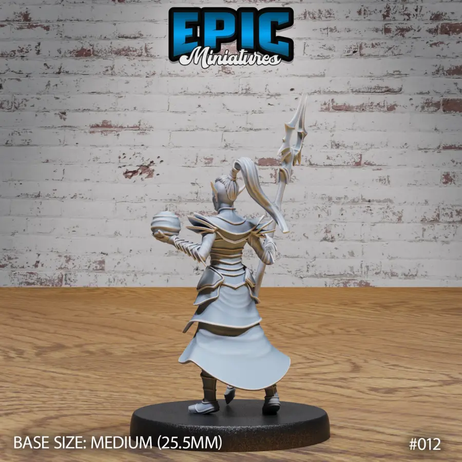 Dark Elf Army Sorceress (Medium) - Image 2