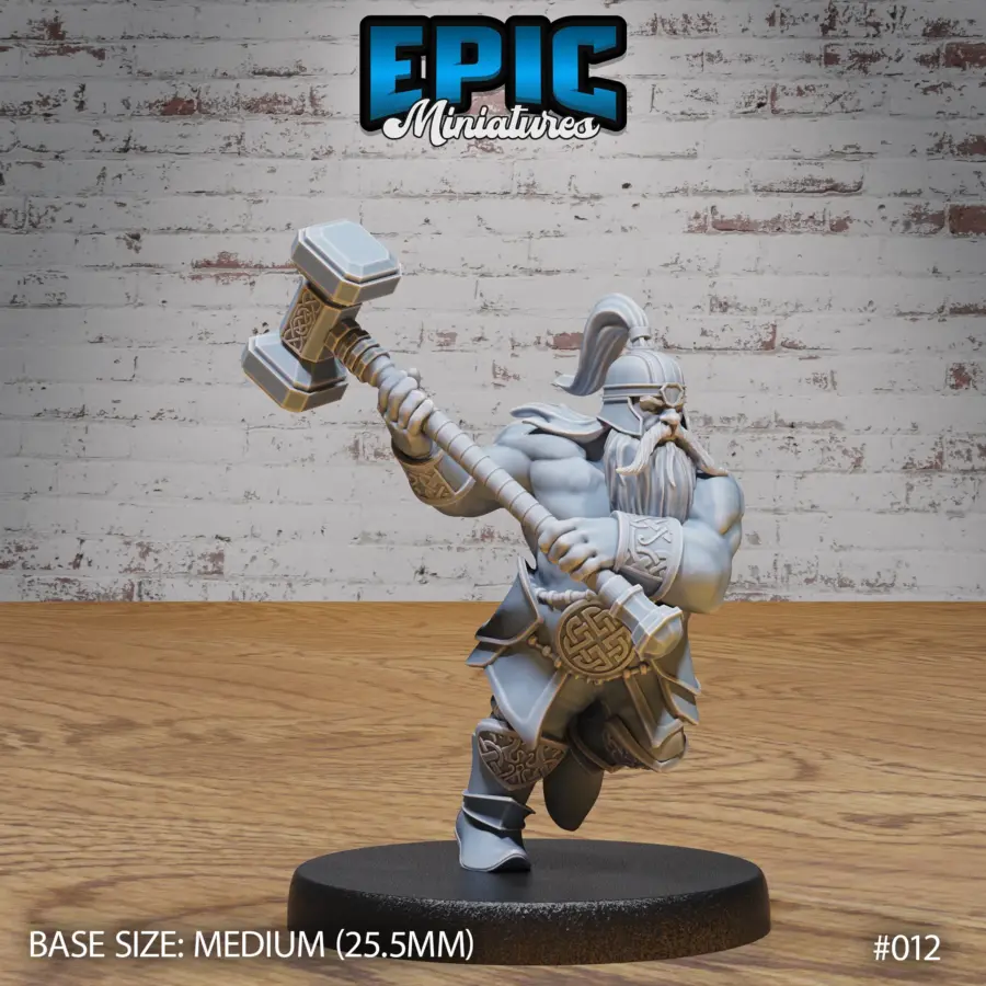 Dwarf Army Battle Hammer (Medium)
