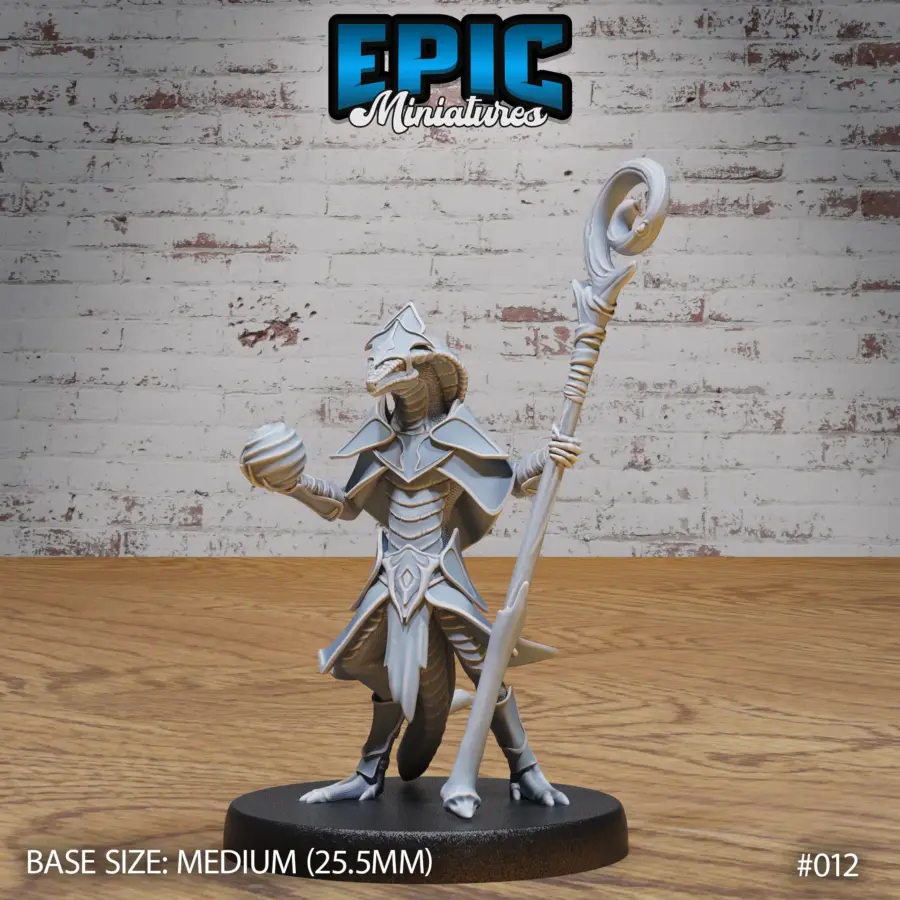 Lizard Folk Army Sorcerer (Medium)