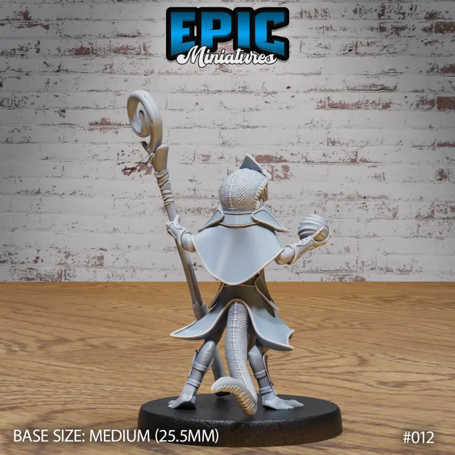 Lizard Folk Army Sorcerer (Medium) - Image 2