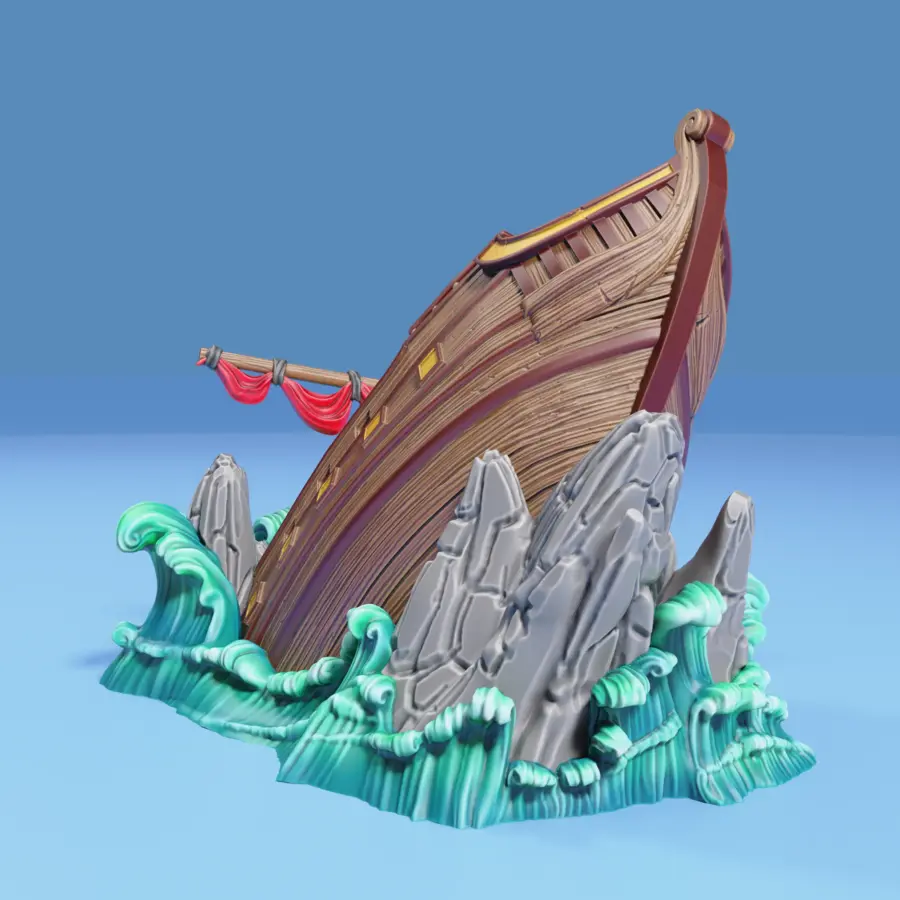 Shipwreck Dice Tower - Image 4