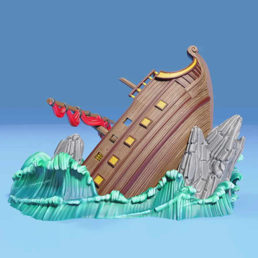 Shipwreck Dice Tower - Image 5