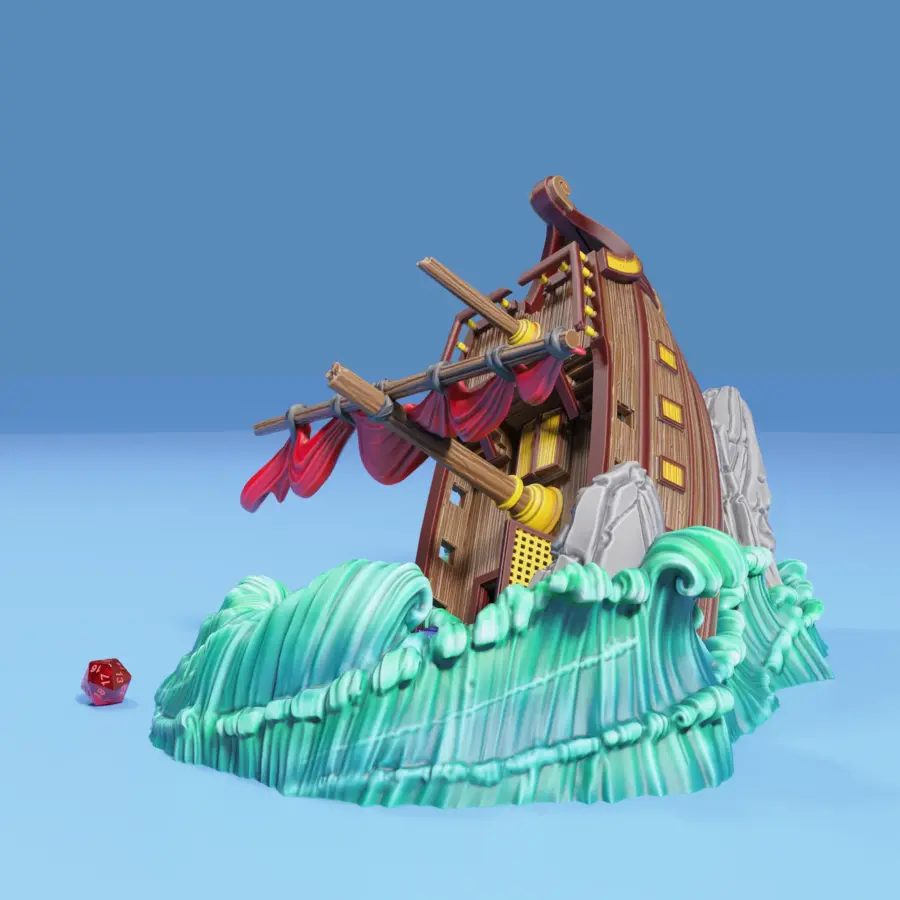 Shipwreck Dice Tower - Image 6
