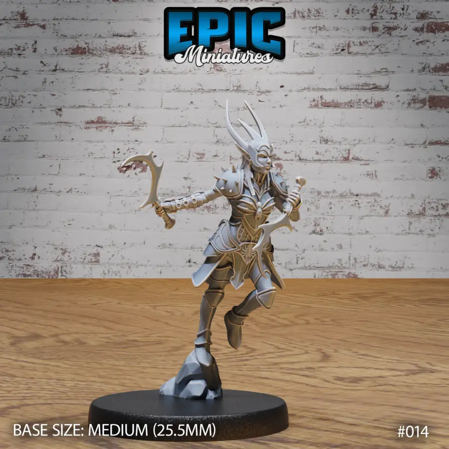 Dark Elf Army Dual Scythes (Medium)