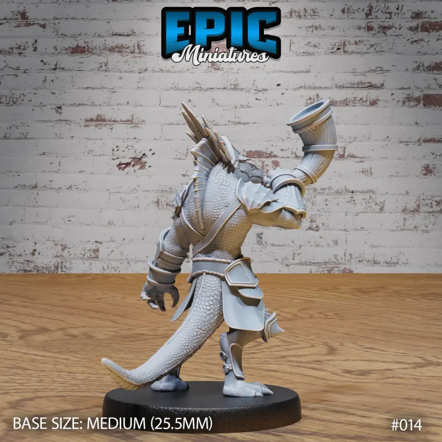 Lizard Folk Army Horn (Medium) - Image 2