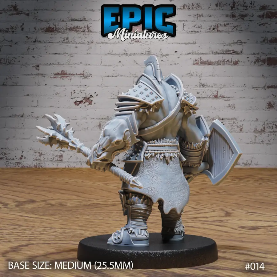 Orc Army Mace & Shield (Medium) - Image 2