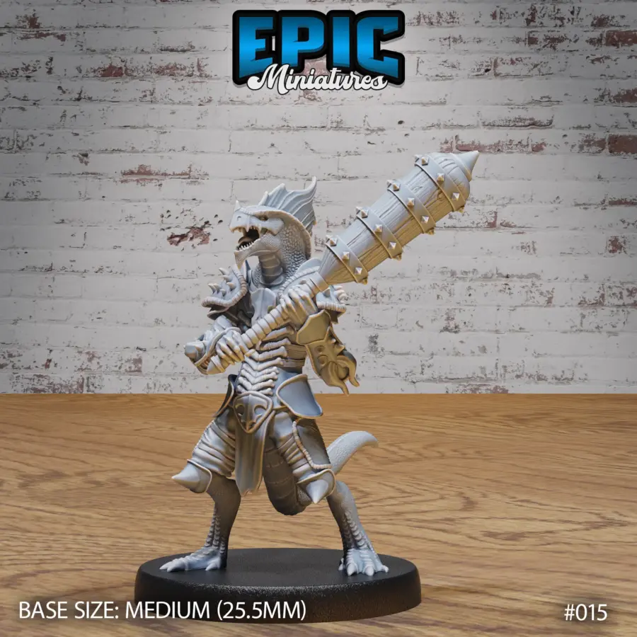 Lizard Folk Army Mace (Medium)