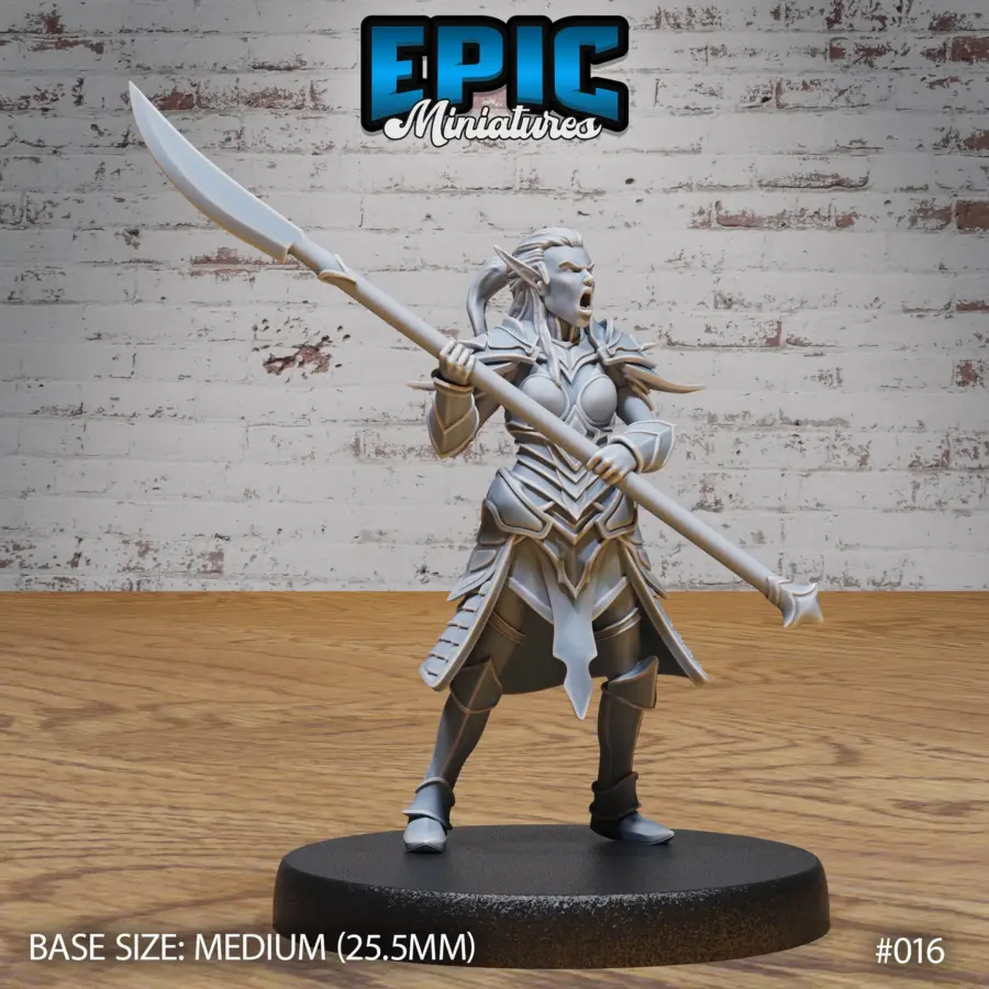 Dark Elf Army Spear (Medium)