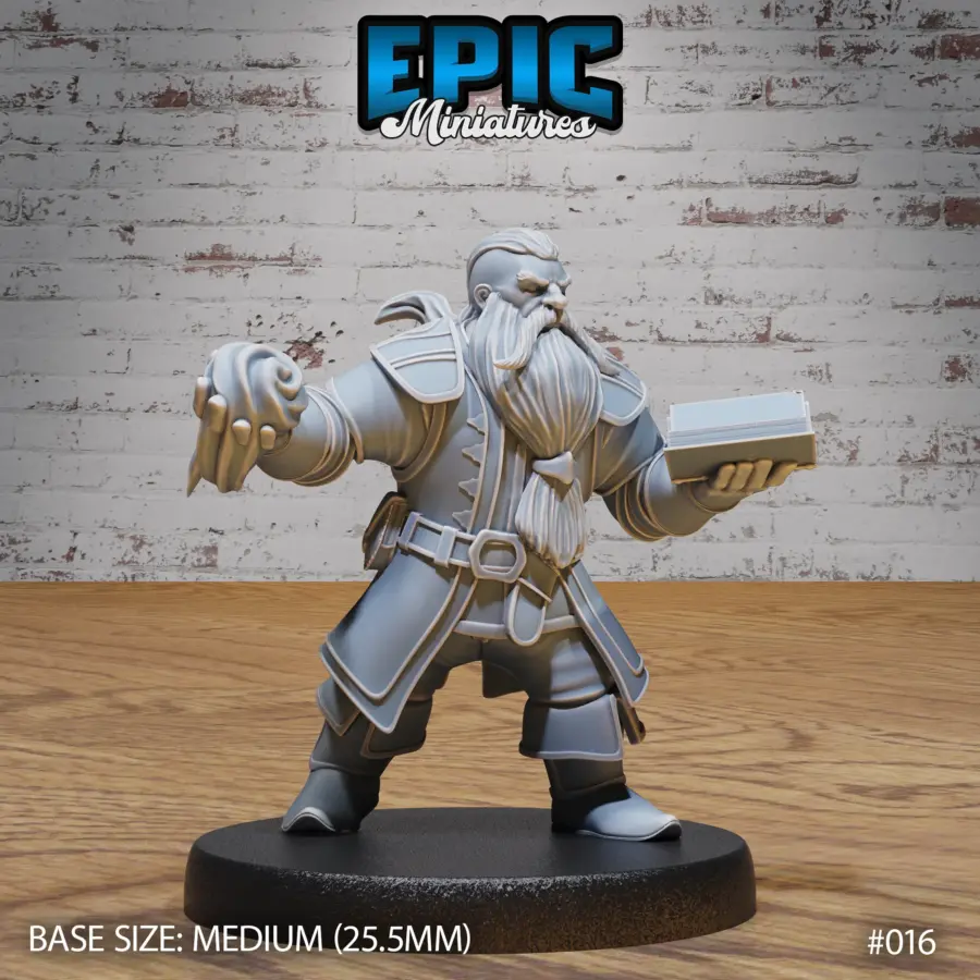 Dwarf Army Sorcerer (Medium)