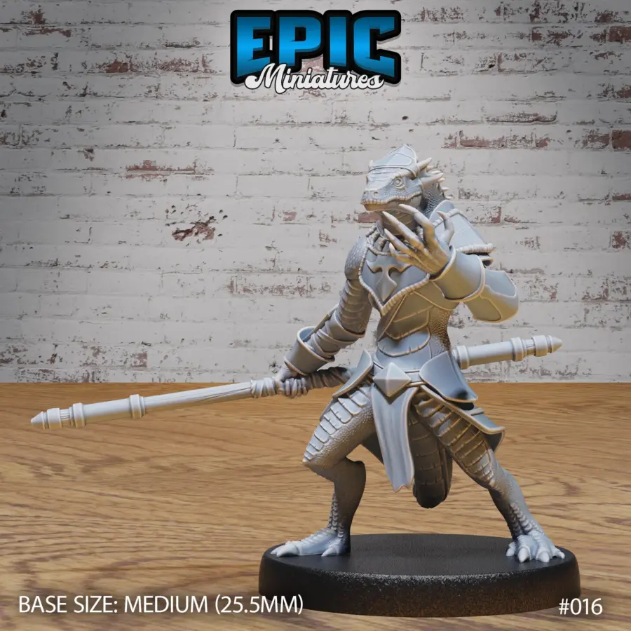 Lizard Folk Army Monk (Medium)