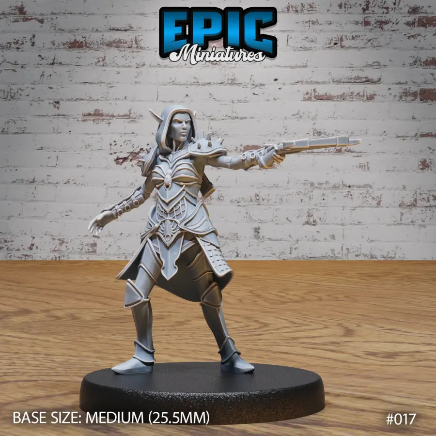 Dark Elf Army Crossbow Female (Medium)