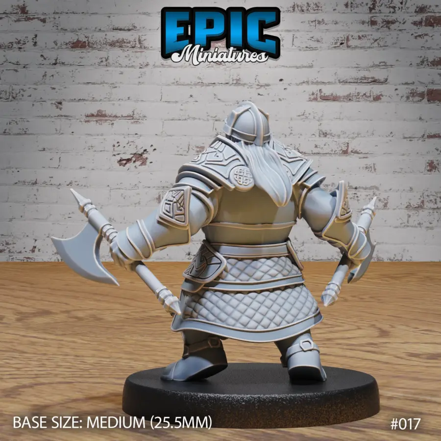 Dwarf Army Dual Axe (Medium) - Image 2