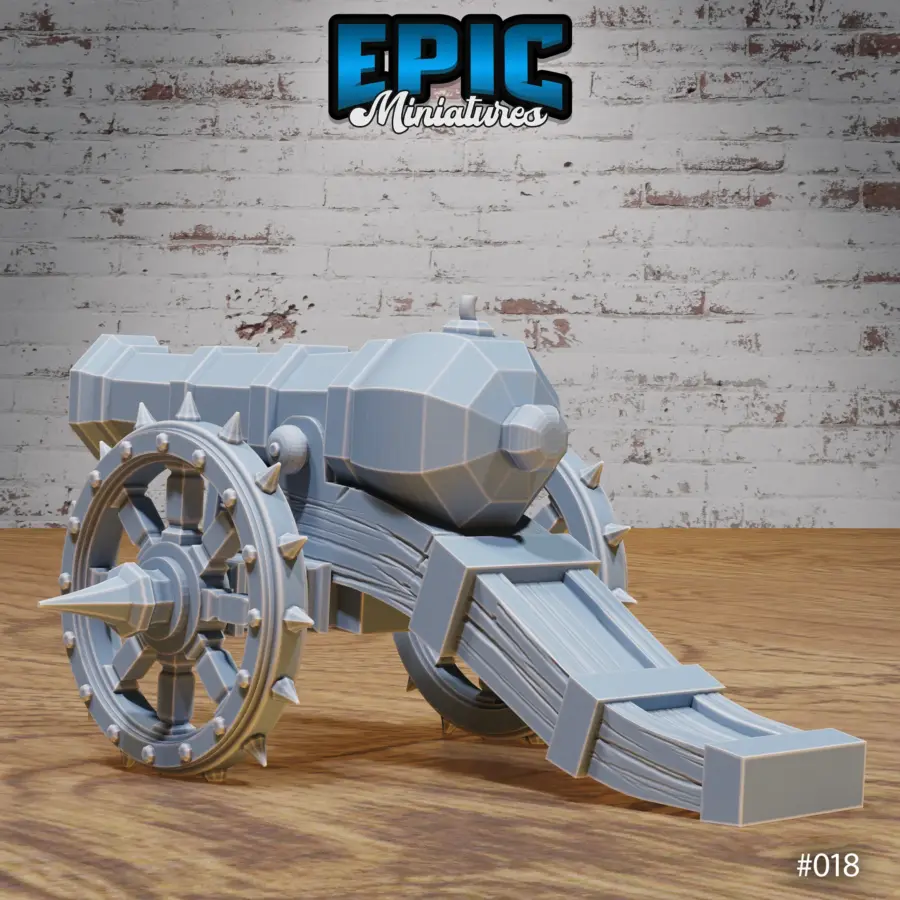 Siege Cannon / Dwarf Army Cannoneer Torch Set - Image 3