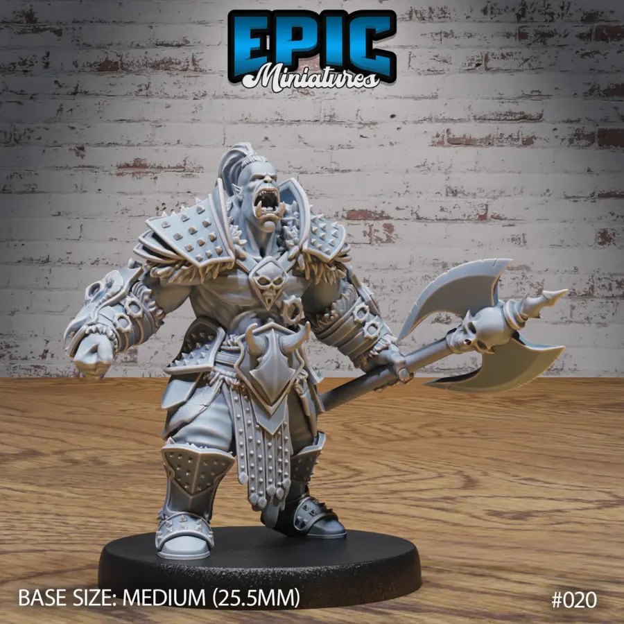 Orc Army Battle Axe (Medium)