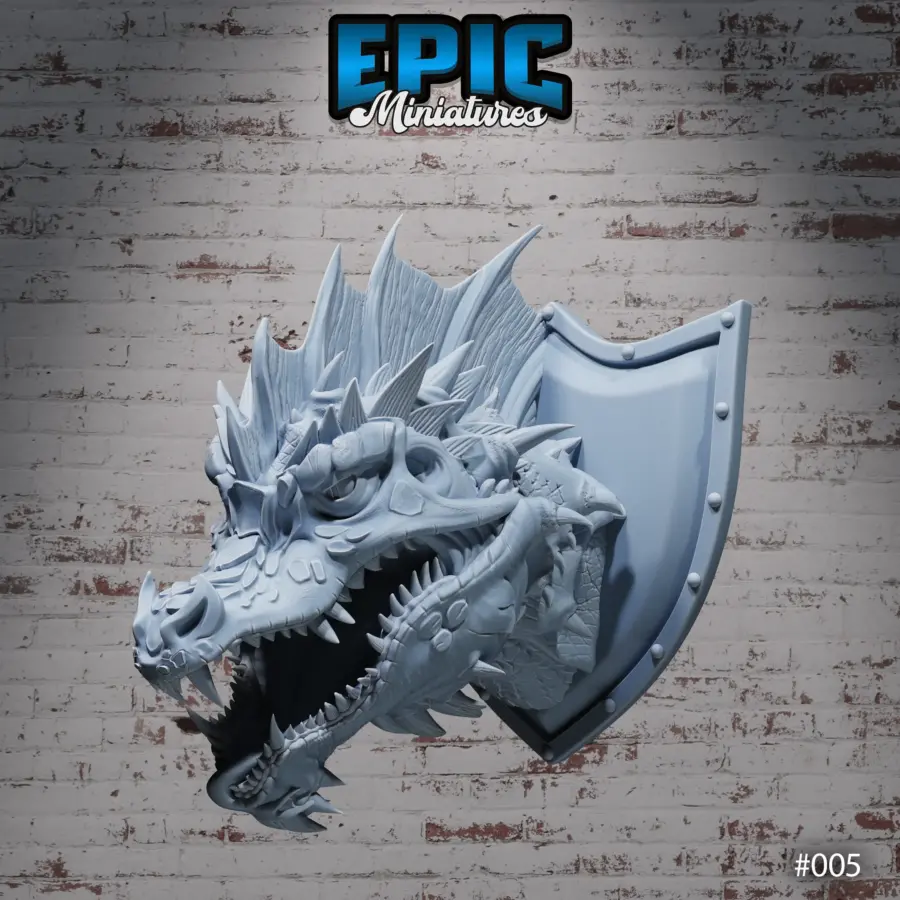 Green Dragon (Wall-Trophy)