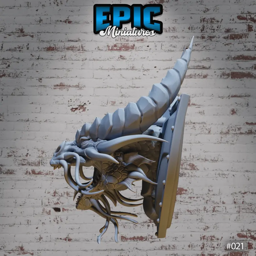 Gold Dragon Wall-Trophy - Image 4
