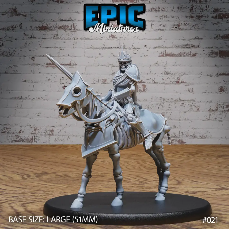 Skeleton Leader Mounted (Large)