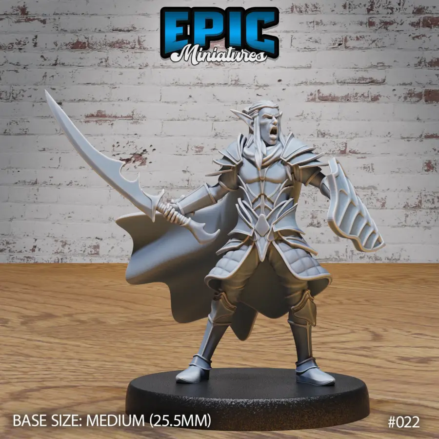 Dark Elf Army Knight (Medium)
