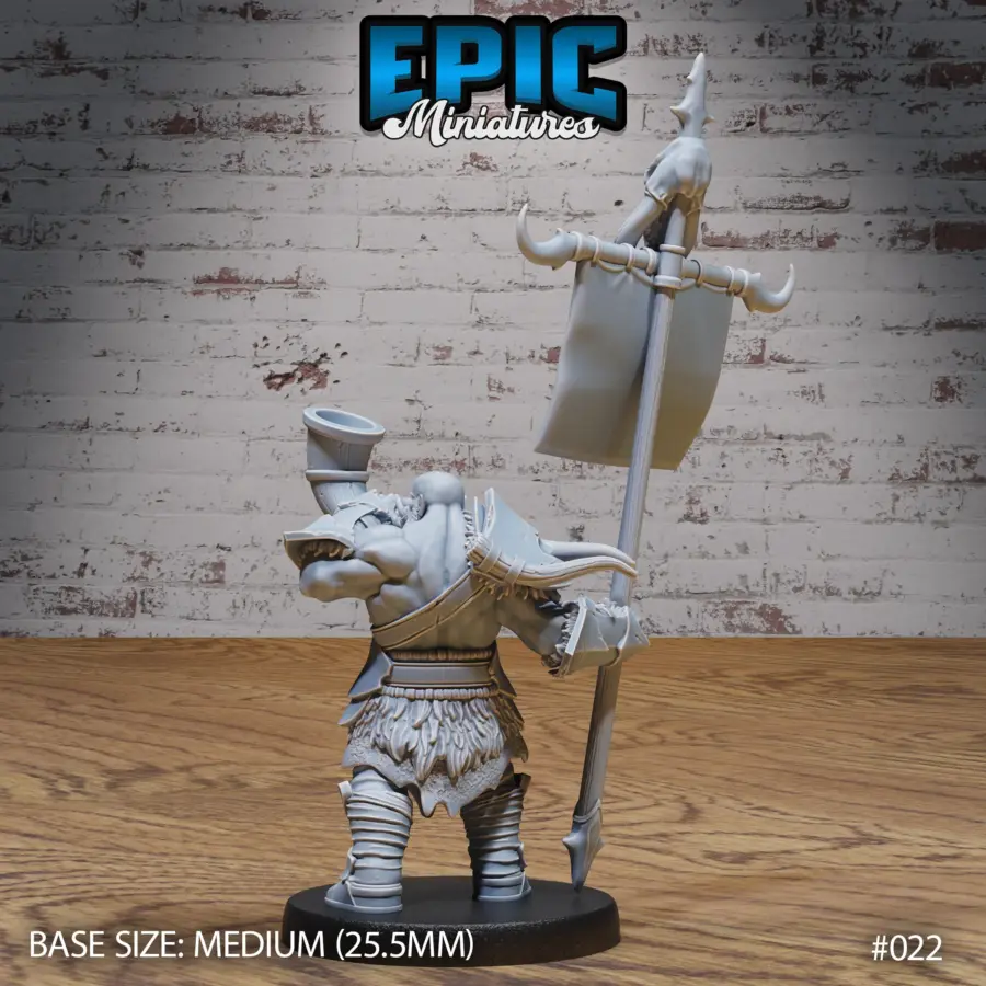 Orc Army Bannerman Horn (Medium) - Image 2