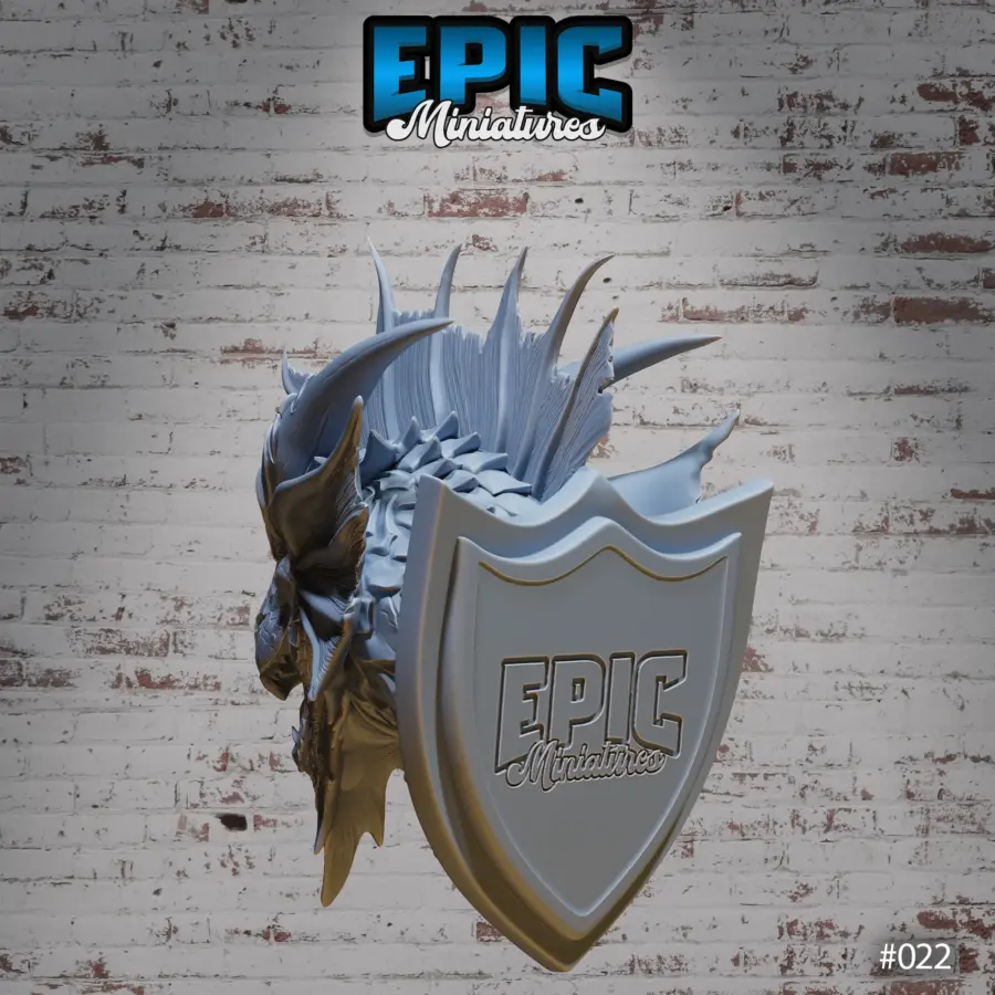 Silver Dragon Wall-Trophy - Image 3