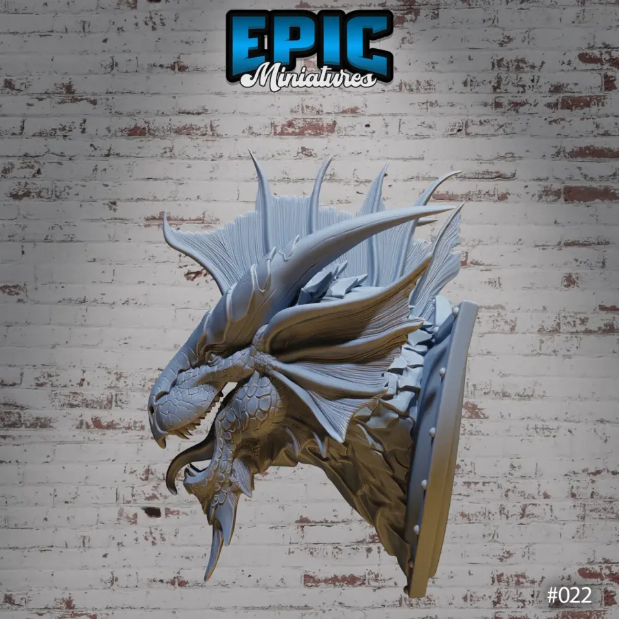 Silver Dragon Wall-Trophy - Image 4