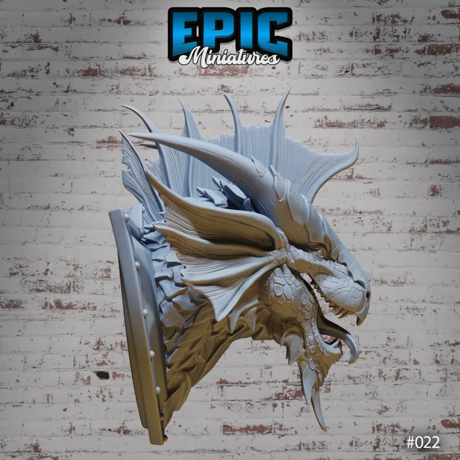 Silver Dragon Wall-Trophy - Image 7