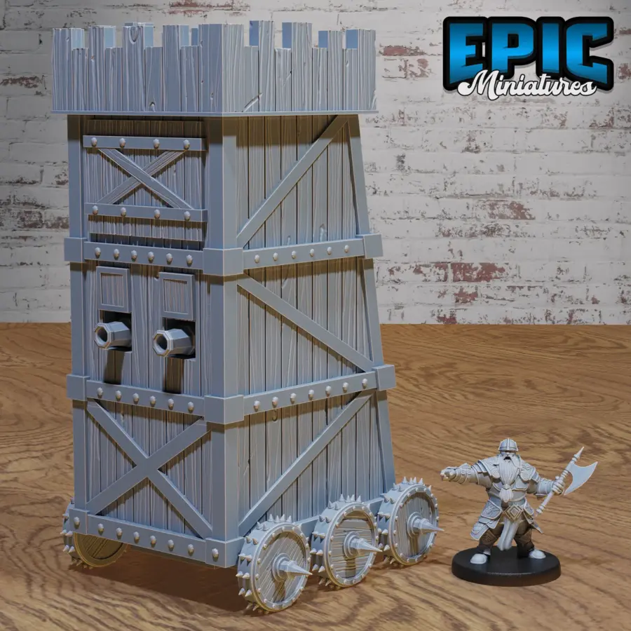 Siege Tower / Dwarf Army Siege Commander Set