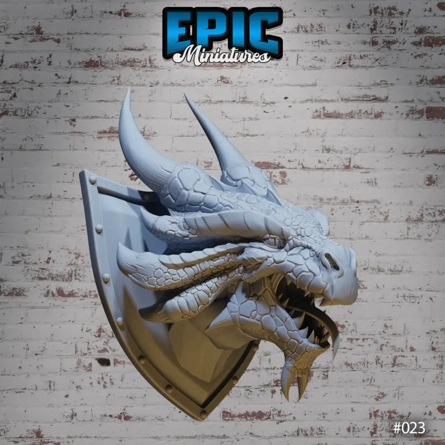 Bronze Dragon Wall-Trophy - Image 2
