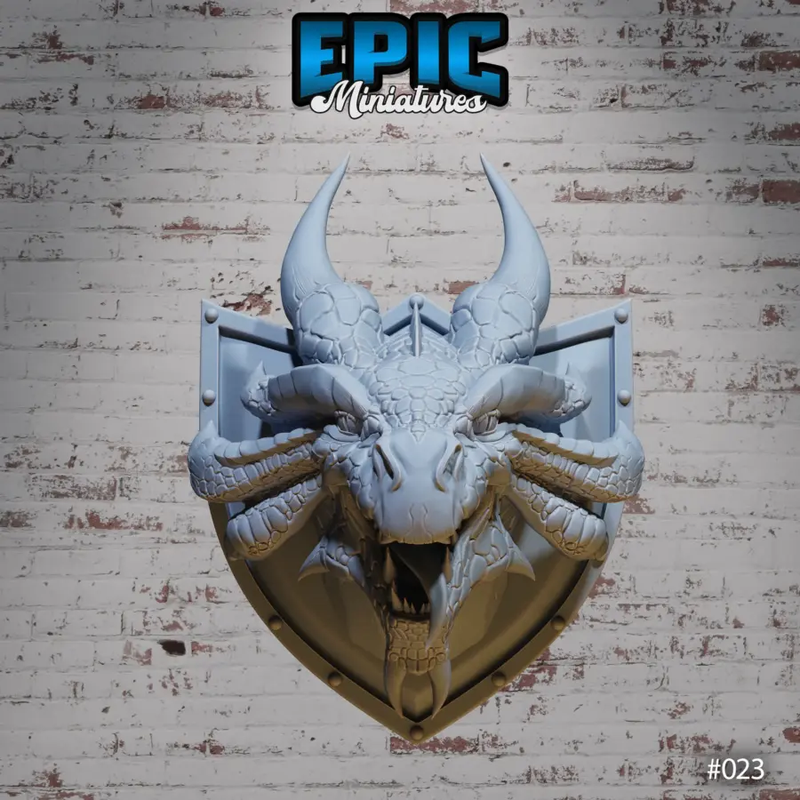 Bronze Dragon Wall-Trophy - Image 3