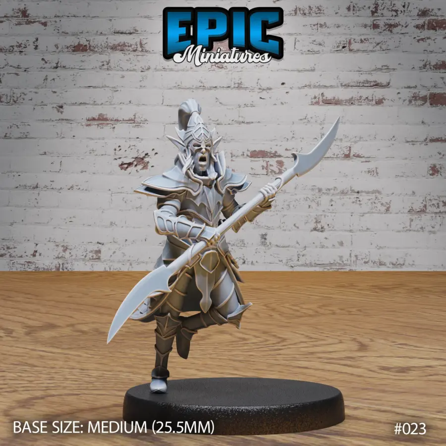 Dark Elf Army Double-Sided Spear (Medium)