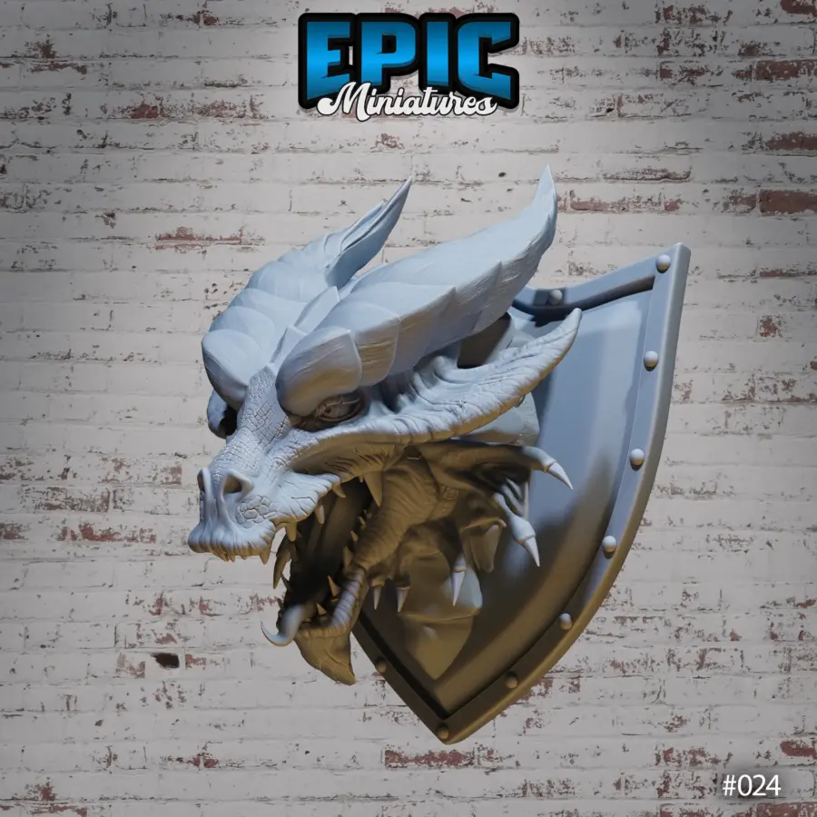Copper Dragon Wall-Trophy