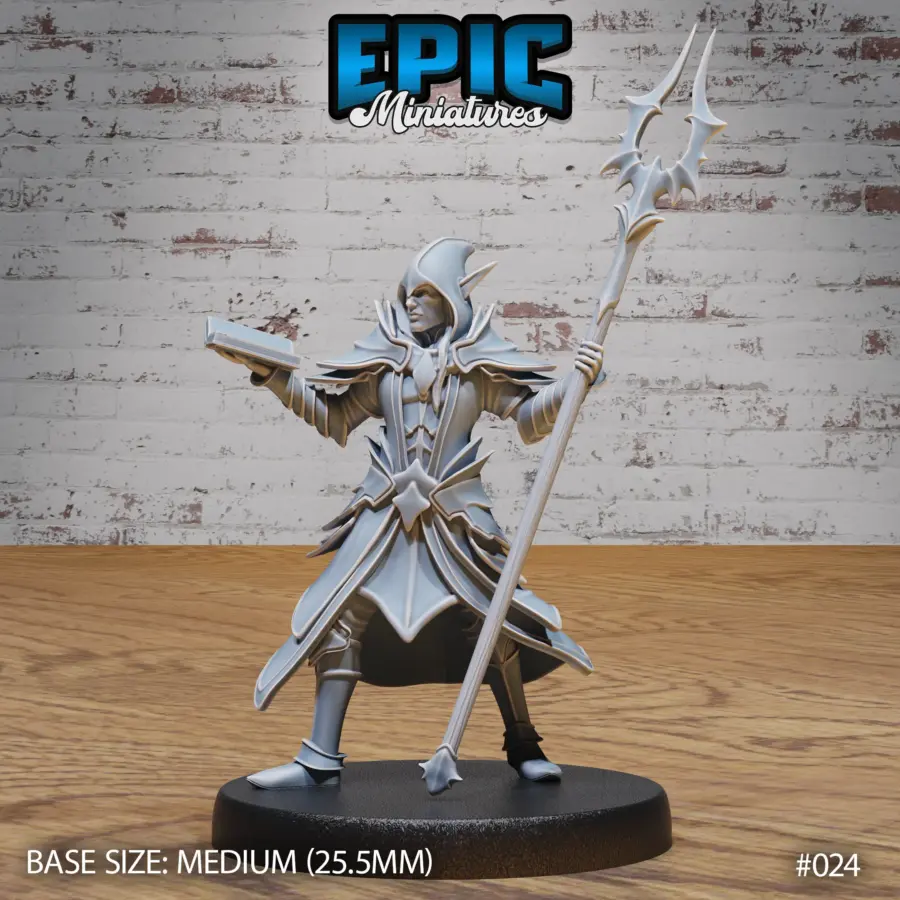 Dark Elf Army Wizard (Medium)