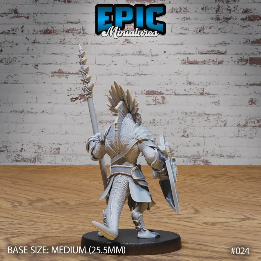 Lizard Folk Army Spear & Shield (Medium) - Image 2