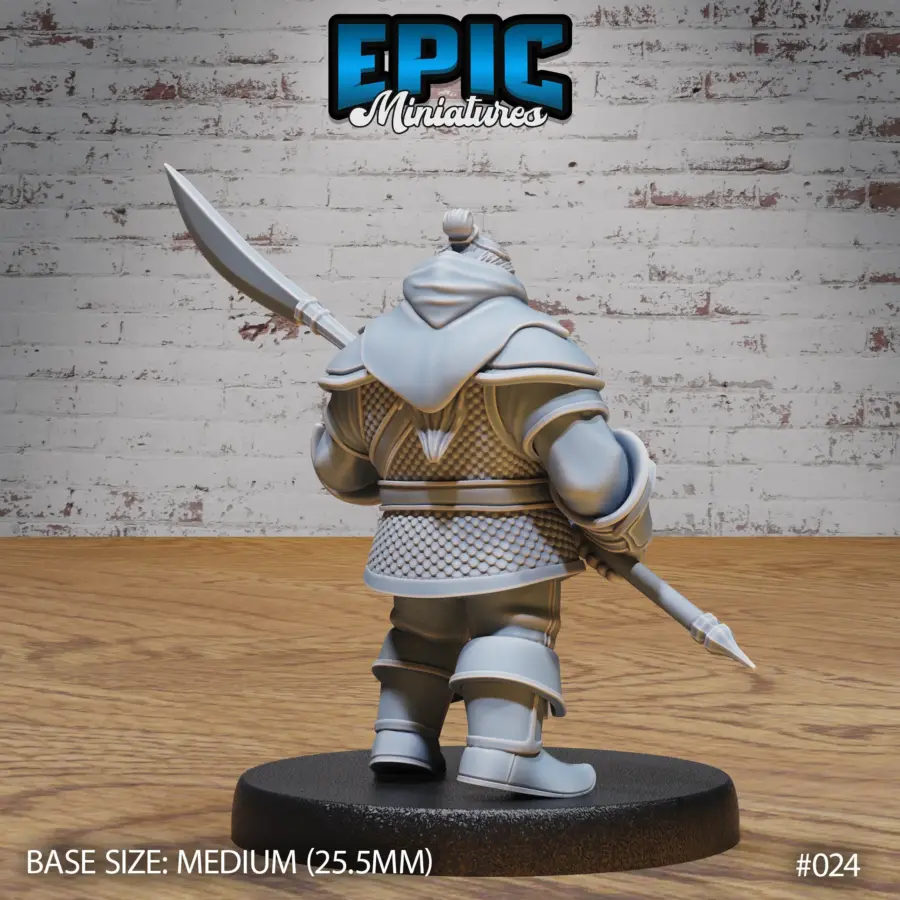 Dwarf Army Spearman / Dwarf Army Drummer / Dwarf Army Crossbow Set - Image 3