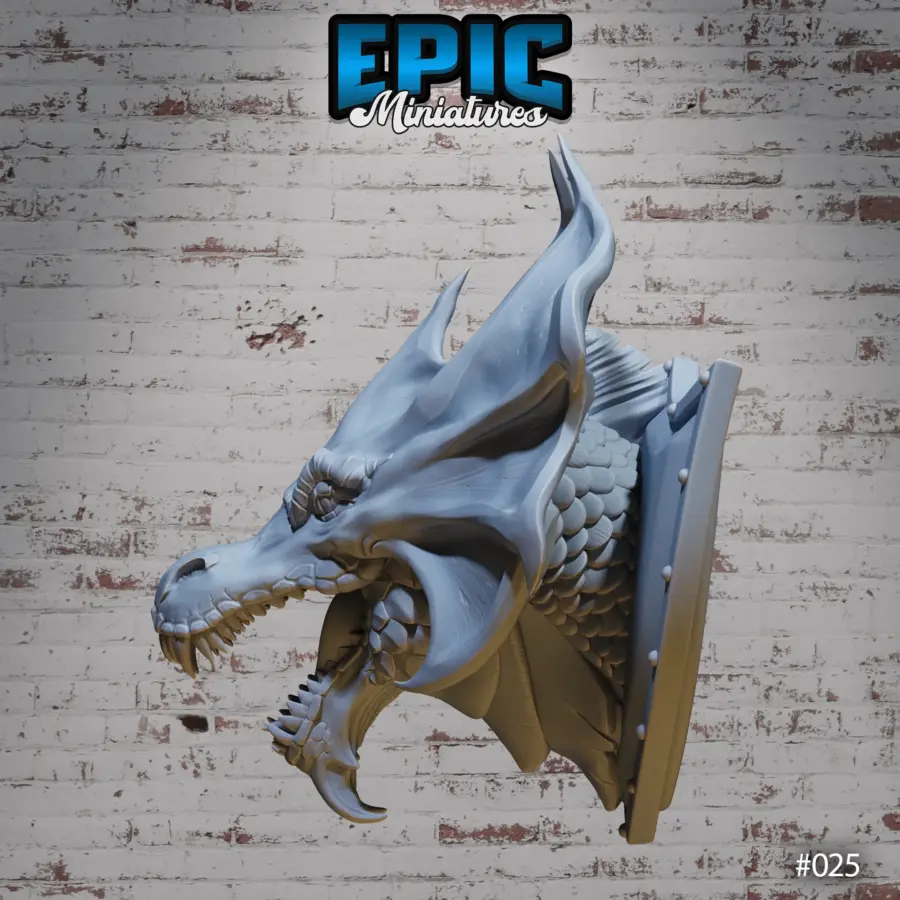 Brass Dragon Wall-Trophy - Image 5
