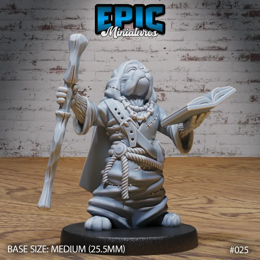 Dog Tribe Wizard (Medium)