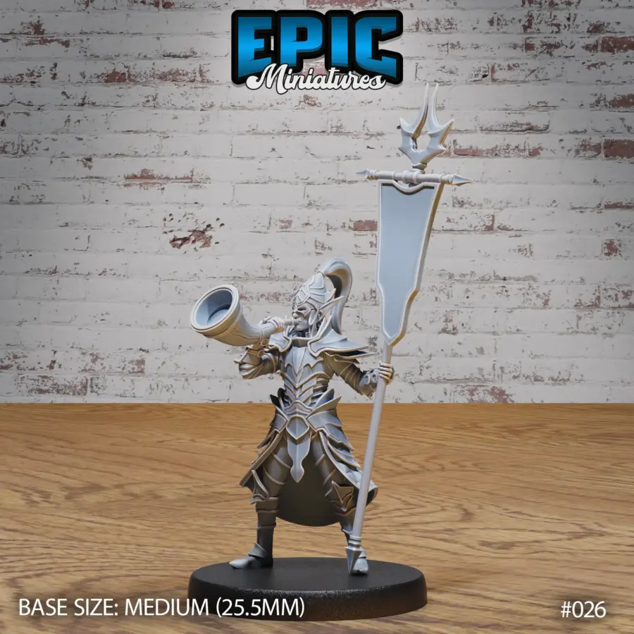 Dark Elf Army Battle Horn (Medium)