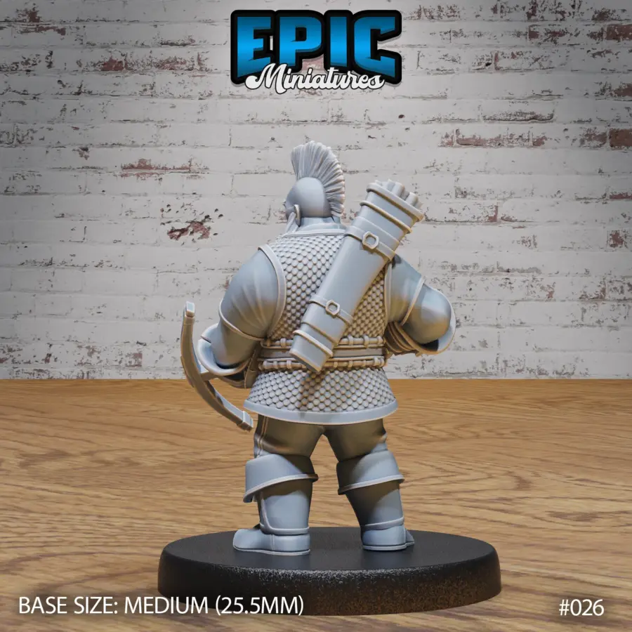 Dwarf Army Spearman / Dwarf Army Drummer / Dwarf Army Crossbow Set - Image 7