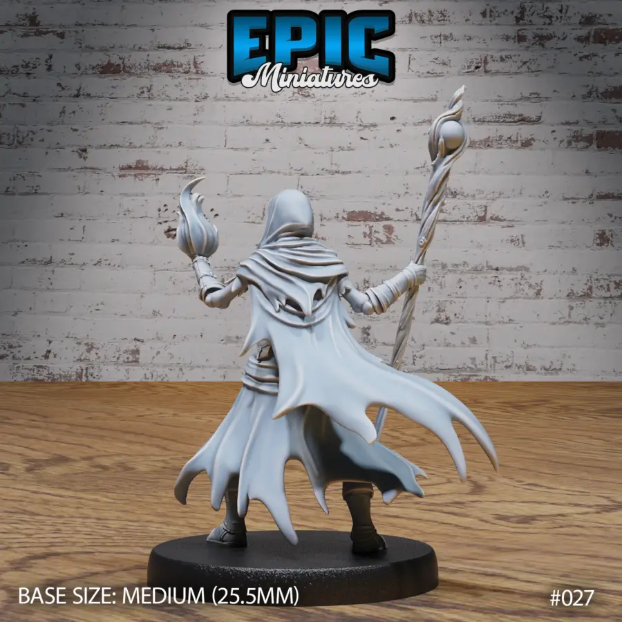 Skeleton Army Wizard (Medium) - Image 2