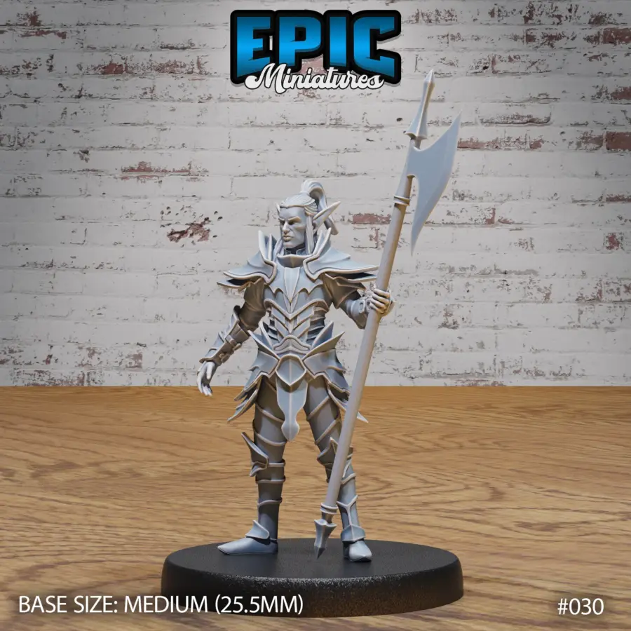 Dark Elf Army Halberd (Medium)